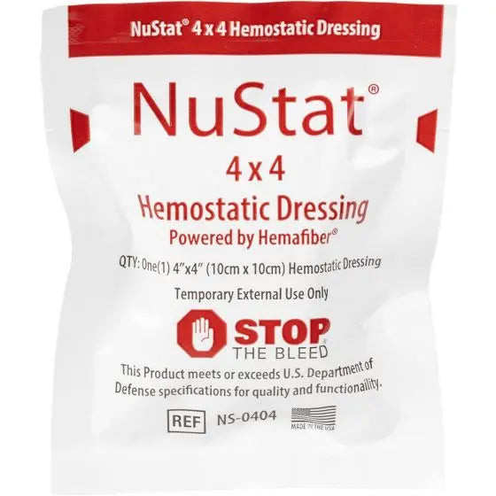 NuStat 4 x 4 Hemostatic Dressing NuStat