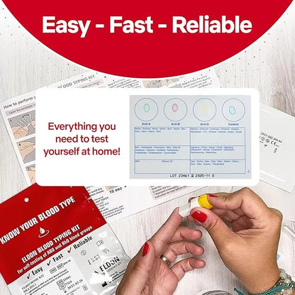 Blood Type Test Kit - EldonCard EldonCard