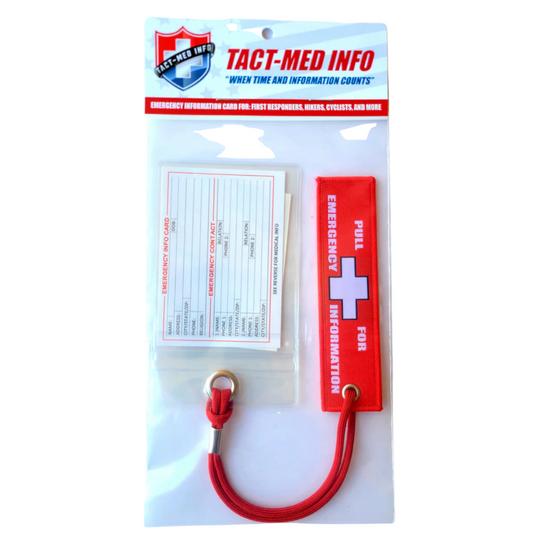 Wallet Size Tact-Med Emergency Info Card