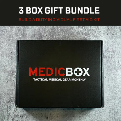 MedicBox - Duty Individual First Aid Kit - 3 Box Gift Bundle! MedicBox