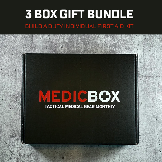 MedicBox - Duty Individual First Aid Kit - 3 Box Gift Bundle!