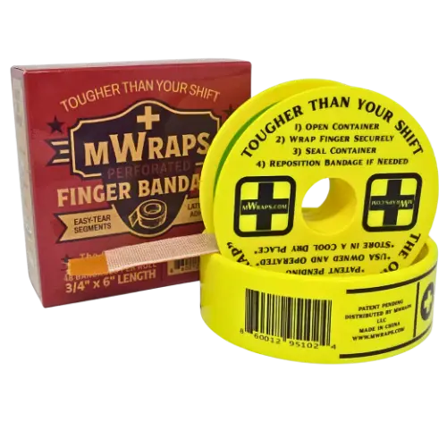 Mwraps ™ Finger Bandages on a Roll