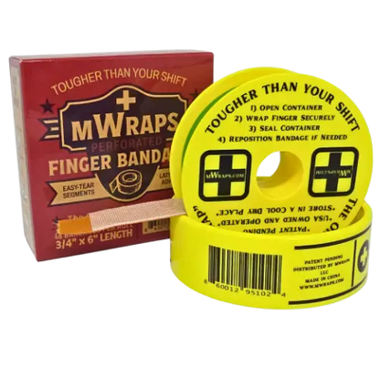 Mwraps ™ Finger Bandages on a Roll