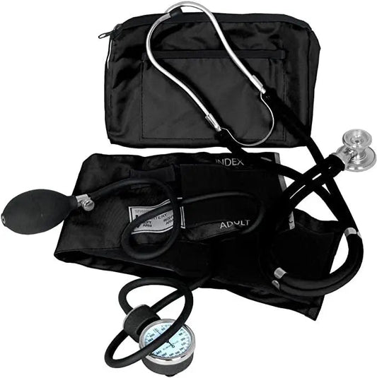 Dixie EMS Blood Pressure and Sprague Stethoscope Kit (Black)