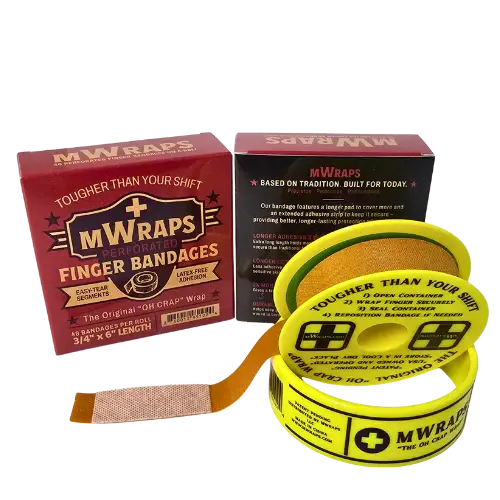 Mwraps ™ Finger Bandages on a Roll