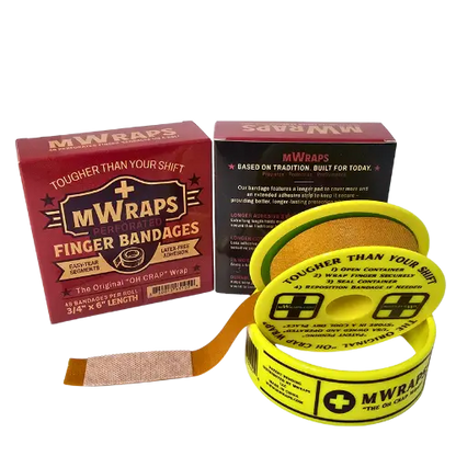 Mwraps ™ Finger Bandages on a Roll